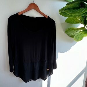 Michael Kors 3/4 Sleeve Top Size L